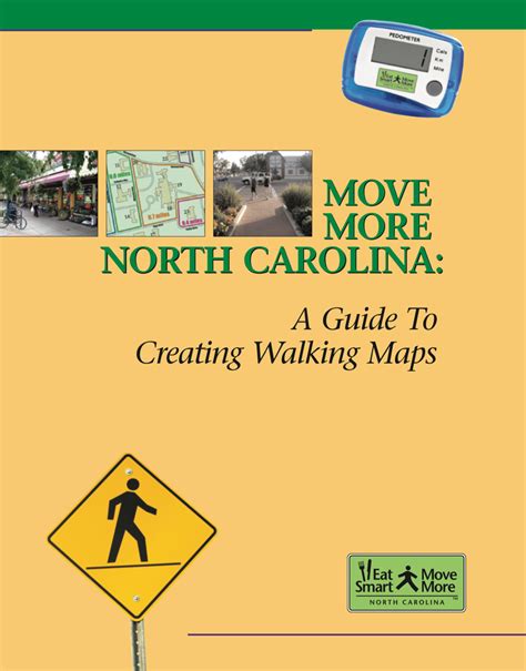 Walking Map Guide Eat Smart Move More Nc