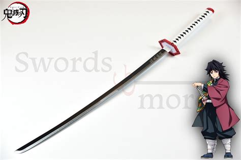 Demon Slayer Kimetsu No Yaiba Tomioka Giyuus Sword Handforged