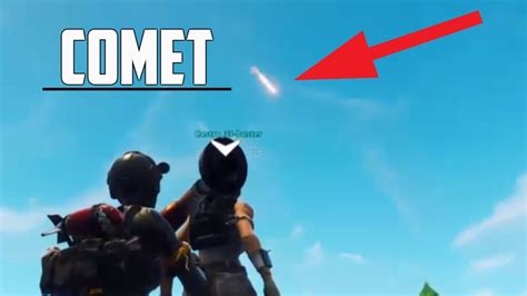 Fortnite Comet 1st Sight The Comet Is Moving Towards Tilted Towers