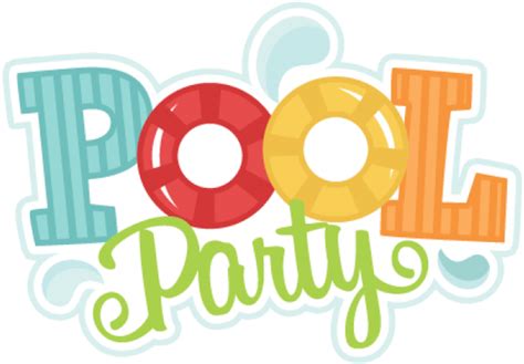 Weather Clipart Pool Party Pool Party Clipart Png Download Full