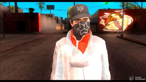 Aiden Pearce From Watch Dog V1 For Gta San Andreas