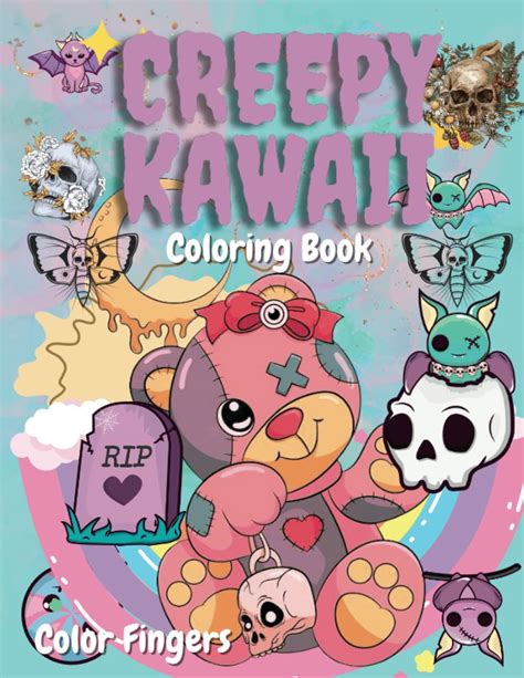Buy Creepy Kawaii Coloring Book Adorable Coloring Book With Beautiful Kawaii Characters Creepy