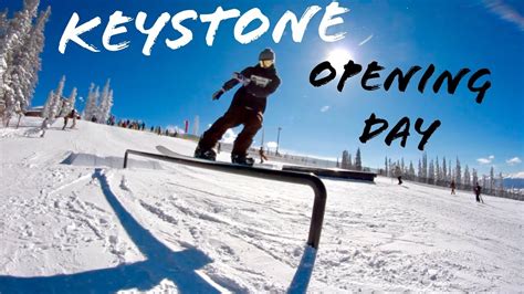 Keystone Opening Day 2018 Snowboarding Youtube