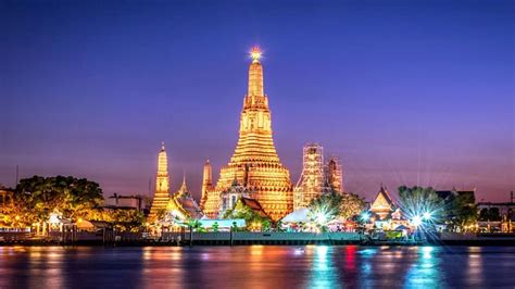 Wat Arun O Templo Do Amanhecer Em Bangkok Tailândia กรุงเทพมหานคร