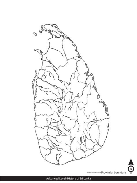 Al Empty Sri Lanka Map For Practice Al History Of Sri Lanka Exam Map