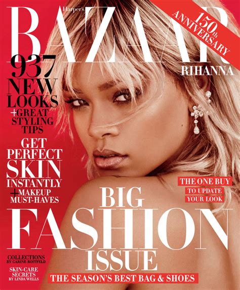 Must Read Rihanna Goes Blonde For Harpers Bazaar Img Showing Andy