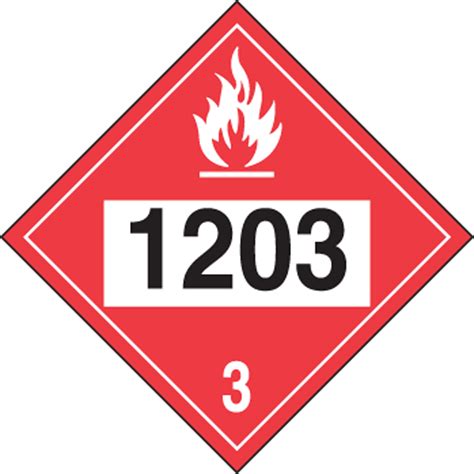 Hazard Placards And Their Numbers