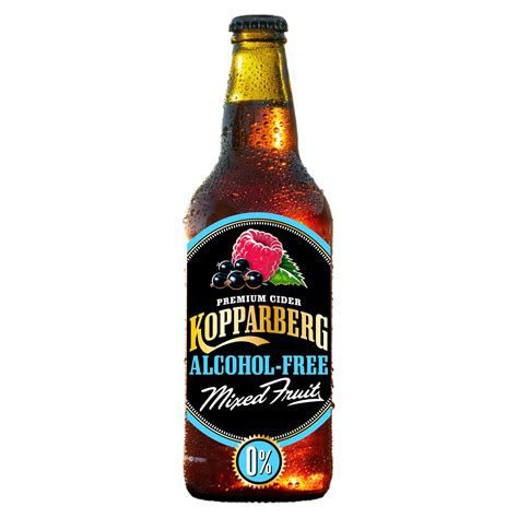 Kopparberg Premium Cider Alcohol Free With Mixed Fruit 500ml Cider