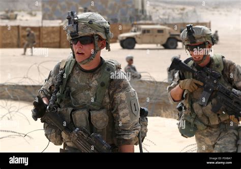 Us Soldiers Assigned To 1st Battalion 16th Infantry Regiment 1st