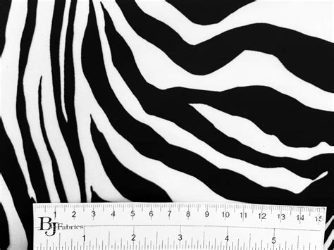 Zebra Printed Satin Bandj Fabrics