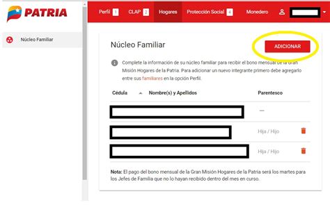 Asimismo, exhortó a los parlamentarios salientes a presentar también el documento por concepto de cese de funciones. Patria Registro: Hogares de la patria, registro y listado ...