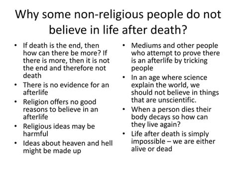 Non Religious Beliefs