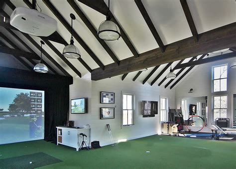 Man Cave Golf House With Indoor Golf Facility — Laine Jones Design 3550