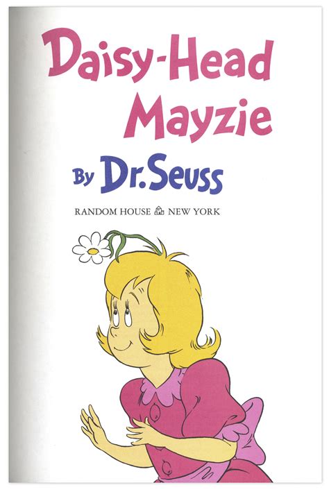 Lot Detail Dr Seuss Daisy Head Mayzie First Edition First Printing
