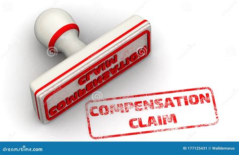 Compensation Claim The Seal Stock Illustration Illustration Of