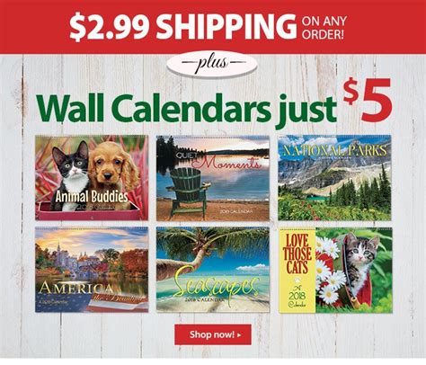 Current Catalog 299 Shipping Our Lowest Prices On Calendars Milled