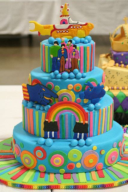 Very Cool Wedding Cake Unusual Wedding Cakes Beatles Cake Yellow