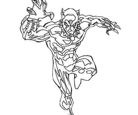 Print as many black panther coloring pages as you need. Black Panther Coloring Page - Coloring Home