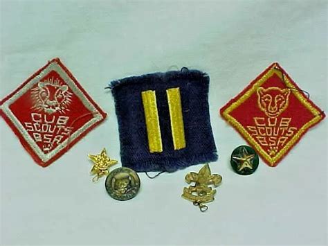 Cub Bobcat Boy Scout Patch Medal Pin Service Award Merit Badges Bsa