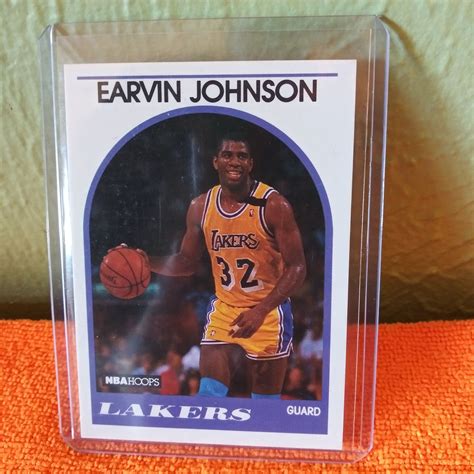 Jul 20, 2021 · 1990 hoops #385 magic johnson & michael jordan super streaks. 1989 Irvin "Magic" Johnson L.A. Lakers NBA Hoops Collector Card #270 in 2021 | Magic johnson ...