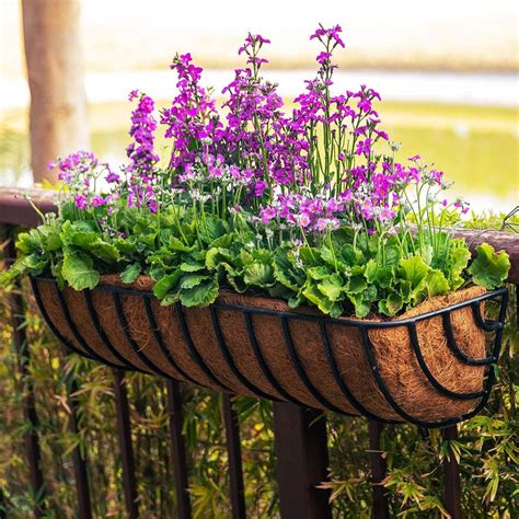Traditional Window Box Hayrack Planter For Plants Earthgarden
