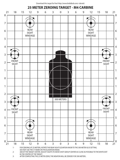 M4 Carbine Zero Target
