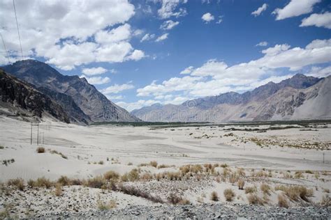 Desert Of Nubra Valley At Ladakh India Stock Photo Image Of Desert