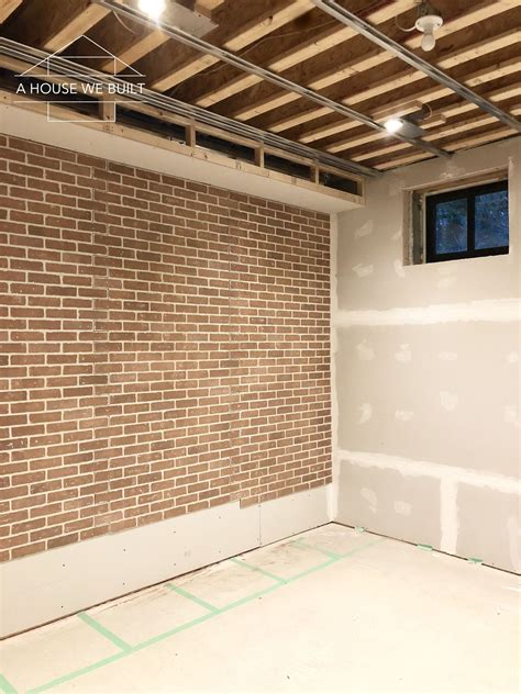 How To Diy A Faux Brick Wall With A German Schmear Faux Brick Walls