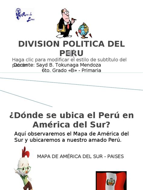 Division Politica Del Peru Pdf