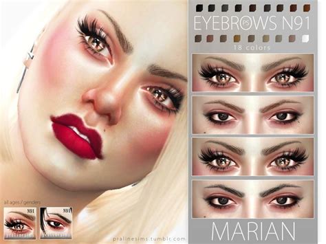 Pin On Sims 4 Maquillage