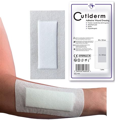 Pack Of 30 Cutiderm Assorted Adhesive Sterile Wound Dressings Suitable For Cuts And Grazes