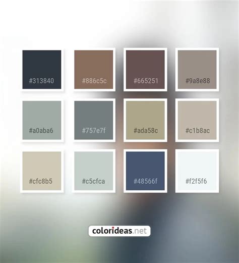 Limed Ash Gray 5a6272 Shuttle Gray Color Palette Color Palette Ideas