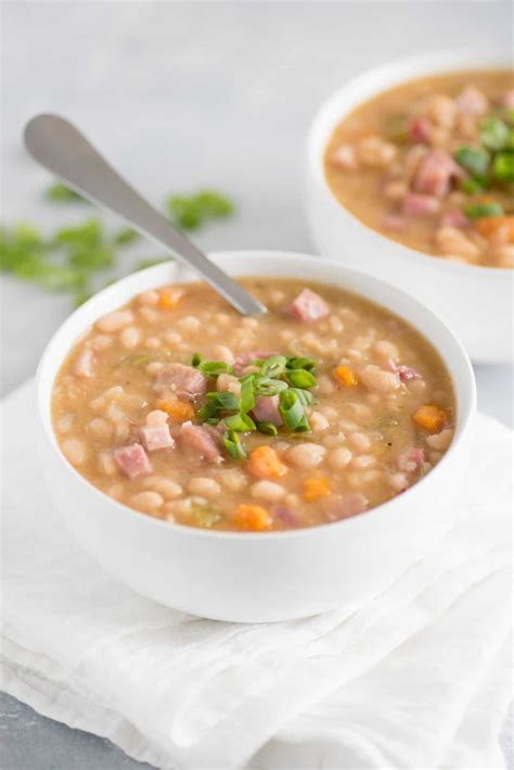 Navy Bean Soup Recipe Ham Hock Crock Pot Besto Blog