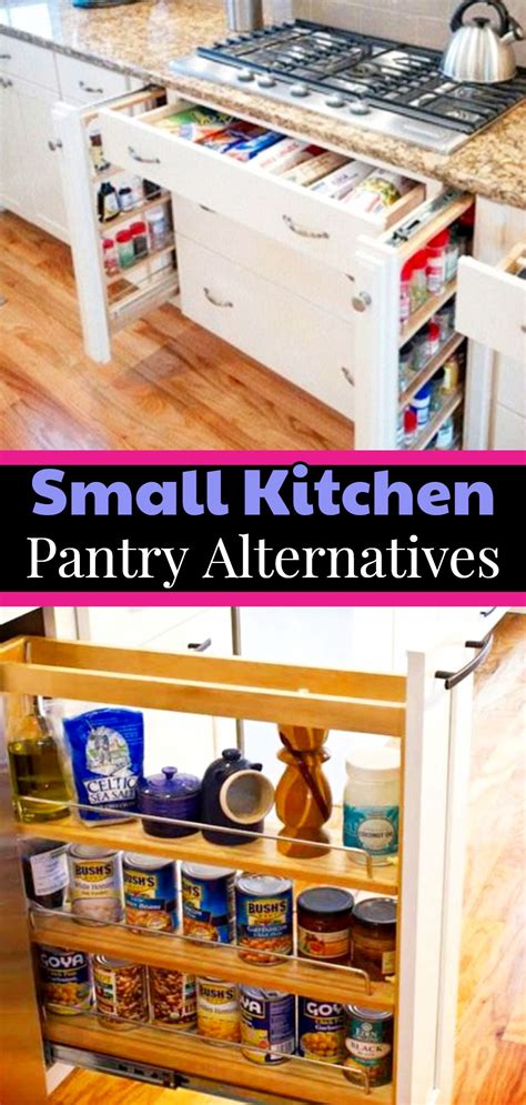 There is no strict division between tableware, spices, and utensils, but they are all impeccably organized, and make for a decorative. No Pantry? How To Organize a Small Kitchen WITHOUT a Pantry | Small kitchen pantry, Pantry ...