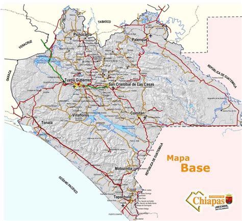 Maps Of Chiapas Mexico
