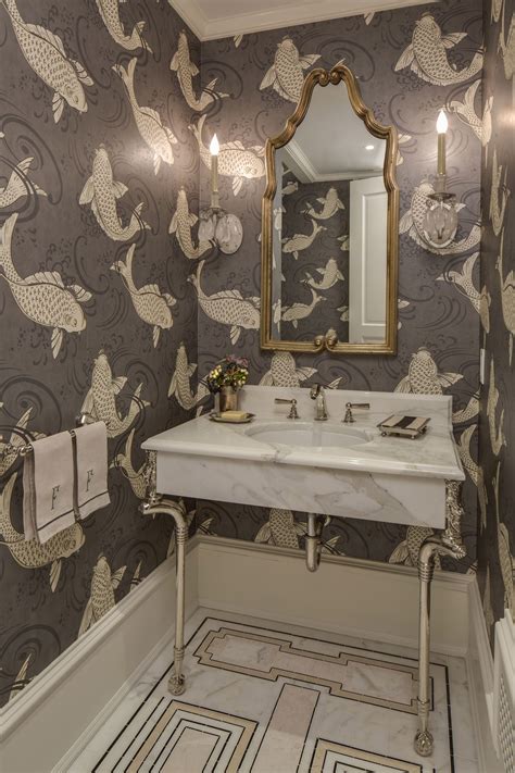 Our Favorite Ways To Use Patterned Wallpaper In A Room Small Toilet