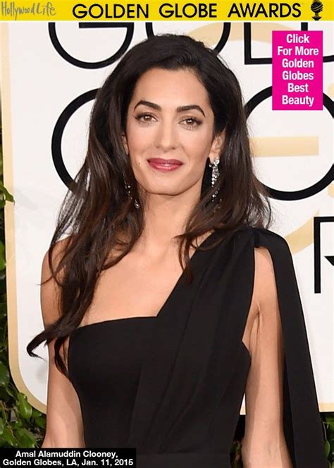 Amal Clooneys Gorgeous Hair At 2015 Golden Globe Awards Golden Globe