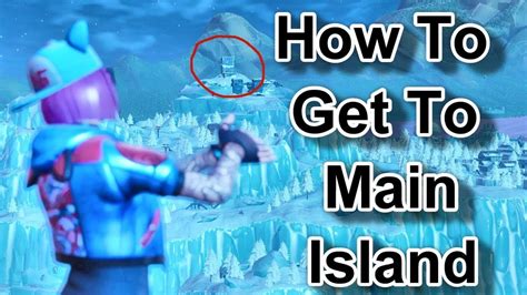 How To Get To The Main Island On Creative Mode Not Clickbait Youtube
