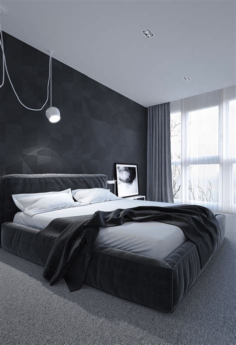 Looking for bedroom decoration black and white combination ideas?? 6 Dark Bedrooms Designs To Inspire Sweet Dreams