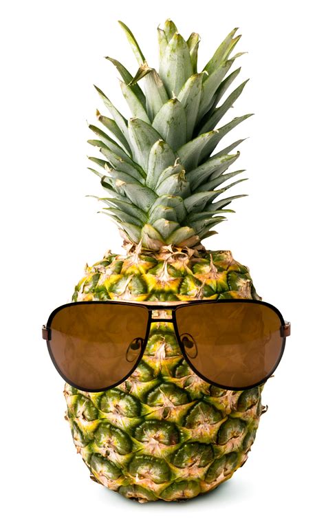 Ripe Pineapple With Glasses Soon Summer And Pineapple In Need