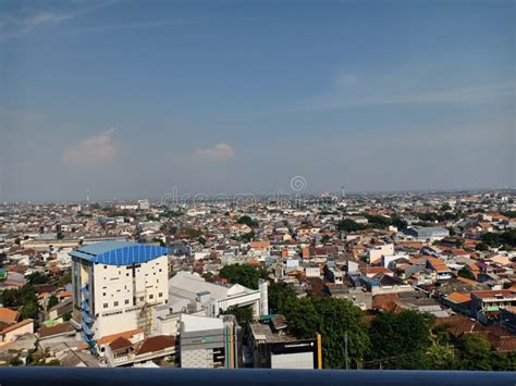 The Landscape Of Semarang City From High Editorial Stock Image Image
