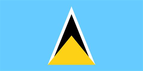 Flag of Saint Lucia Santa Lúcia Wikipédia a enciclopédia livre Santa lucia Bandeiras dos