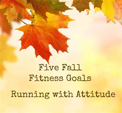 My Fall Fitness Goals