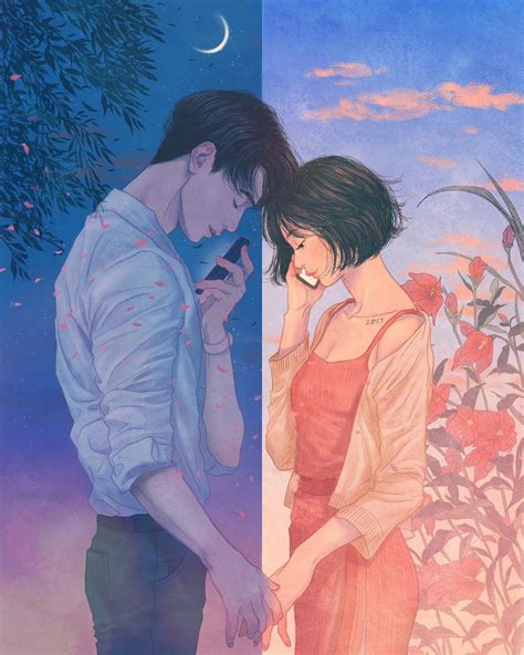 집시양세은 Zipcy Kai Fine Art Romantic Anime Couples Anime Couples
