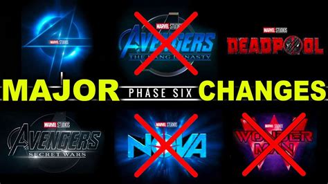 Marvel Studios Changing Phase 5 And 6 For New Plan For Multiverse Saga