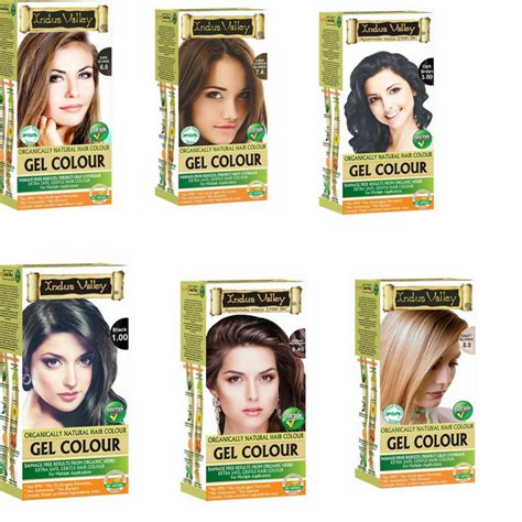 Indus Valley Organically Natural Gel Hair Color Colour Shades Gm Gm
