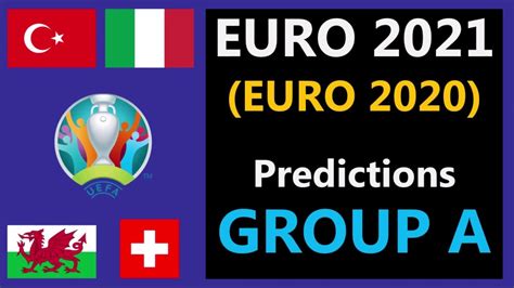 The euro 2021 started on 11 june, 2021 with turkey vs italy at the stadio olimpico in rome. UEFA Euro 2021 (Euro 2020) Predictions - Group A: Turkey ...