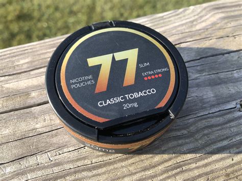 77 Nicotine Pouches Classic Tobacco Review 7 October 2020