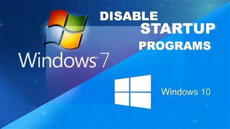 Having plenty of startup programs can decrease the performance of your machine, and its preferred to check what is configured to run on the startup and startup programs are listed inside the system configuration administrative tool. How to Disable Startup Programs in Windows 7 and 10 - YouTube