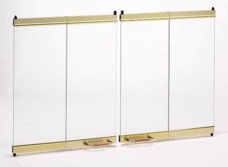 The doors don't want to stay fully closed and i think the reason why is that the clips that hold them in the way they fit is that they sit toward the top of the door. 00821 VDBP42E VDG42E Fireplace Bi-Fold Glass Doors 42E ...